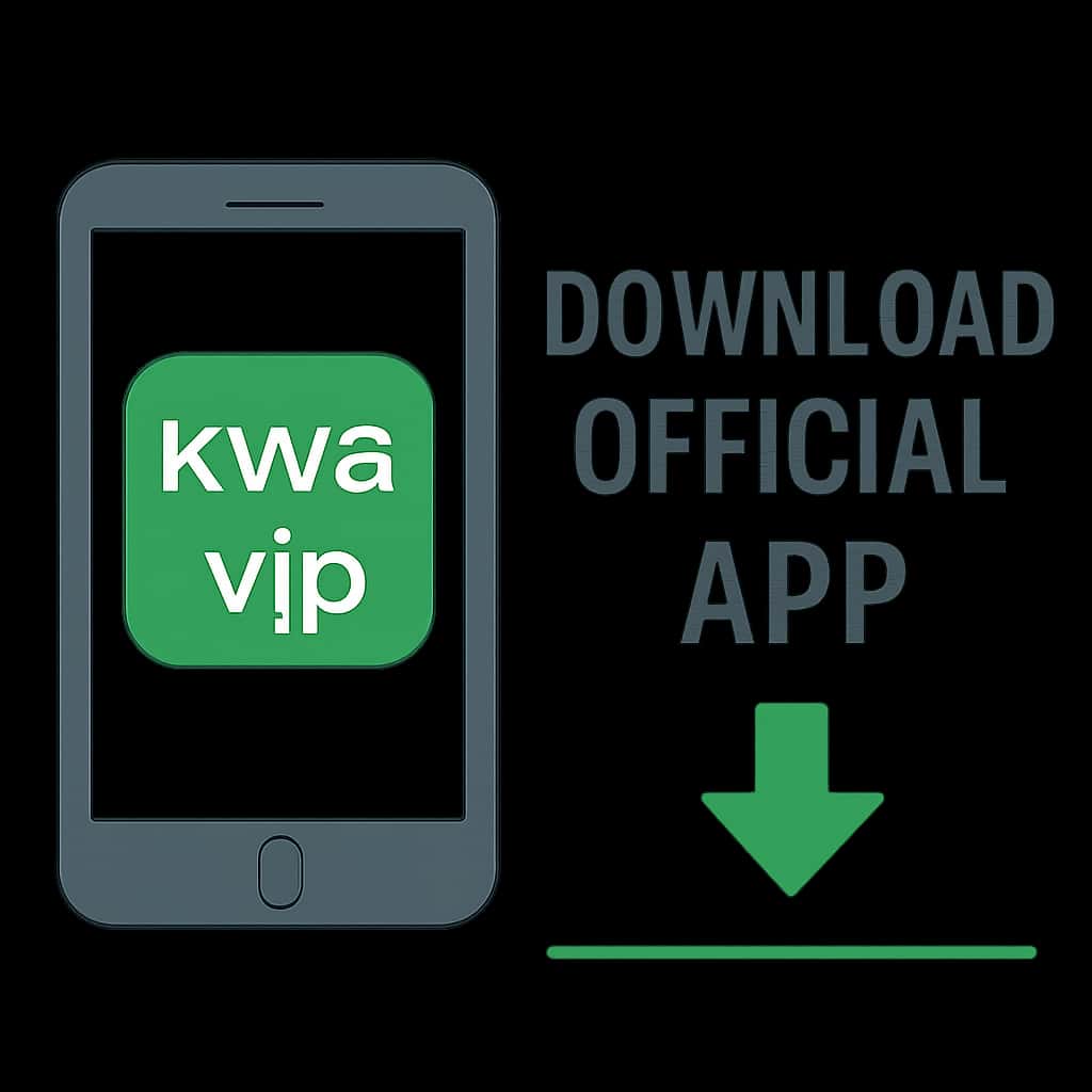 An illustration detailing the features of the KWG Vip app.