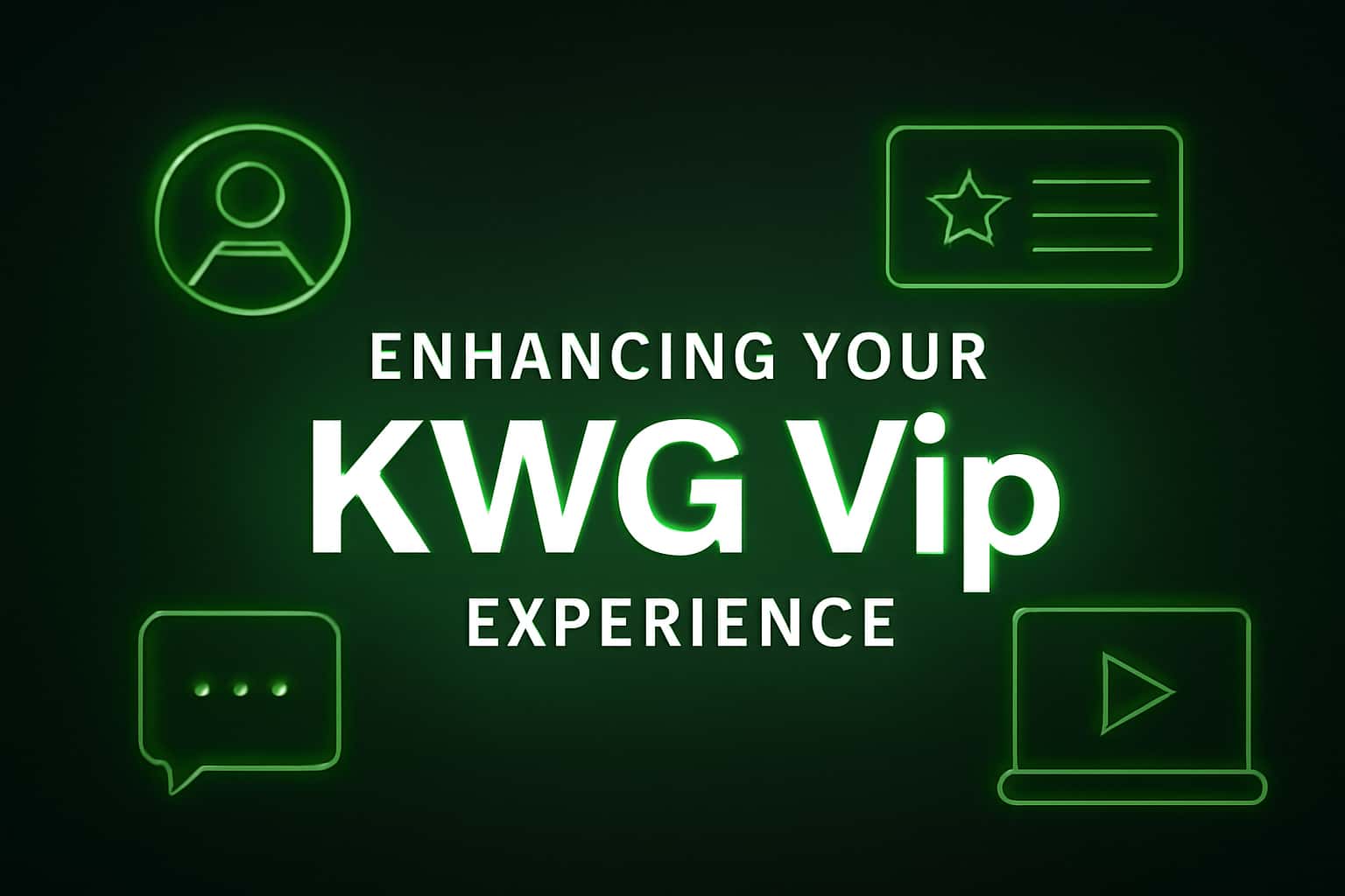 A futuristic representation of enhancing user experience with KWG Vip.