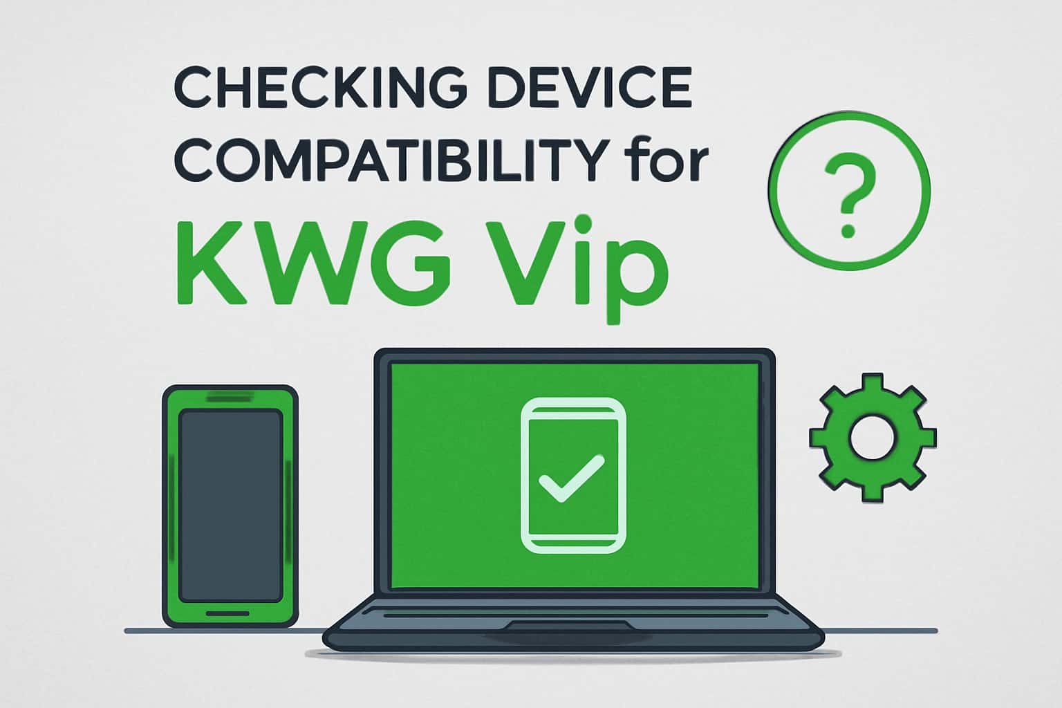 Informational scene illustrating device compatibility for KWG Vip.