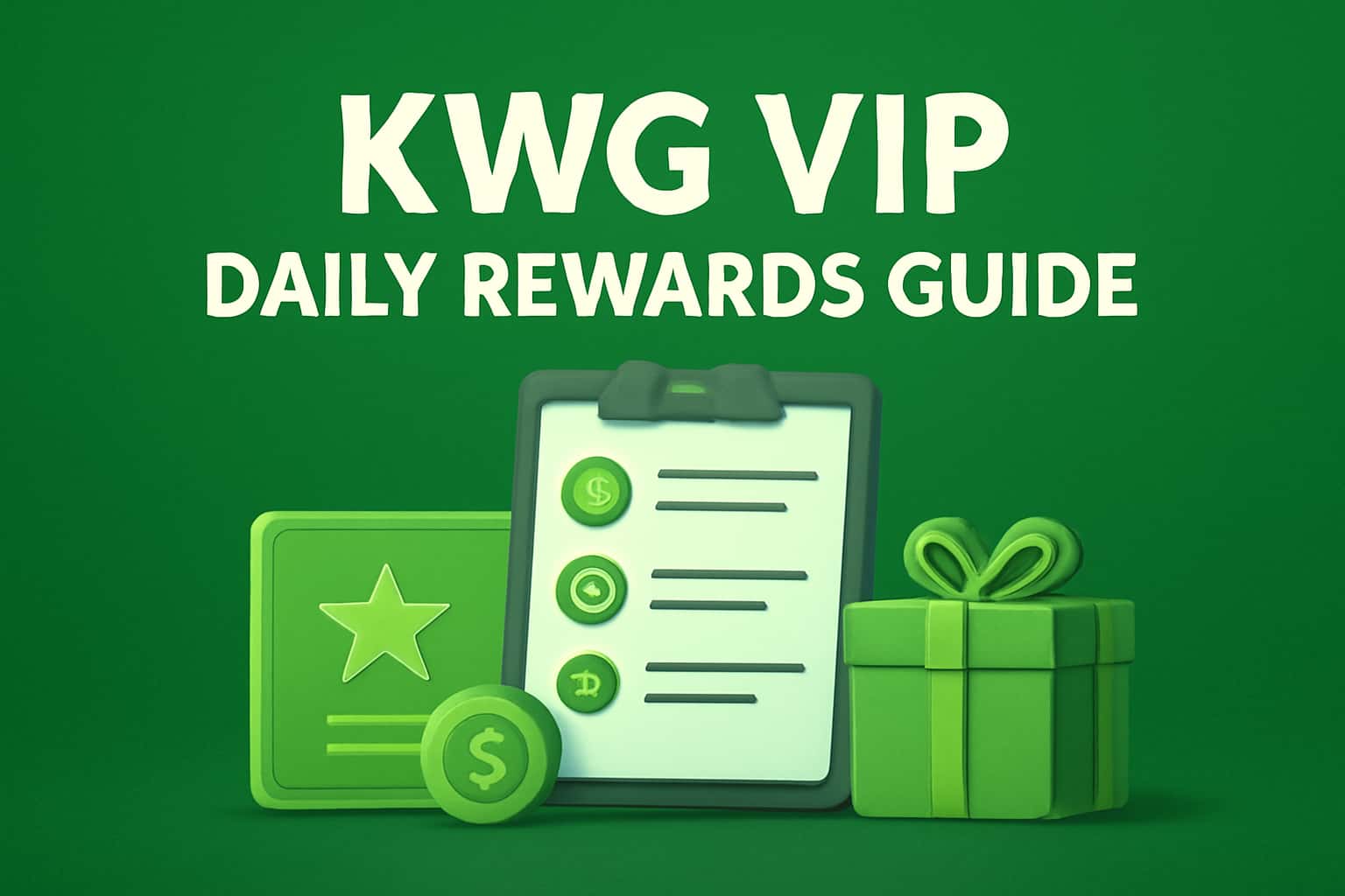 An illustrative representation of the KWG Vip Daily Rewards Guide with a futuristic design.