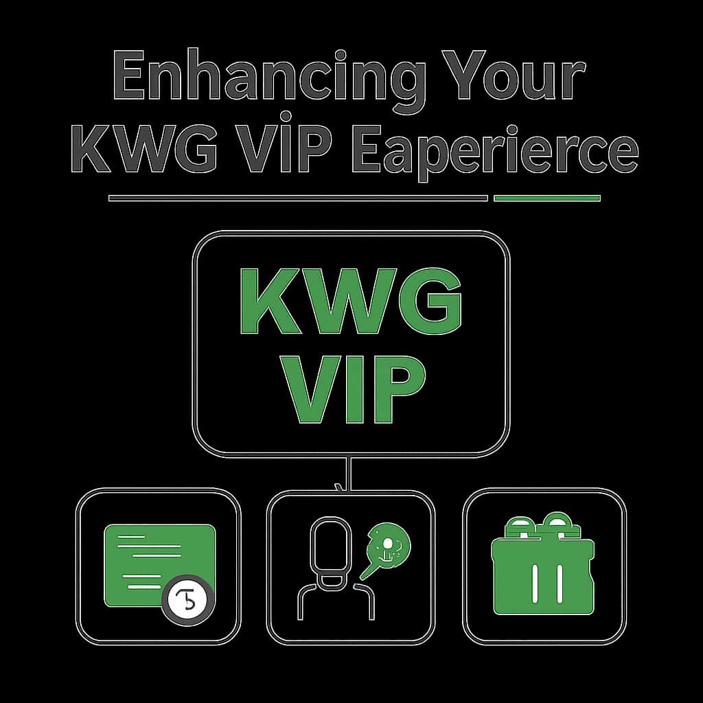 An educational diagram about optimizing the KWG Vip experience.