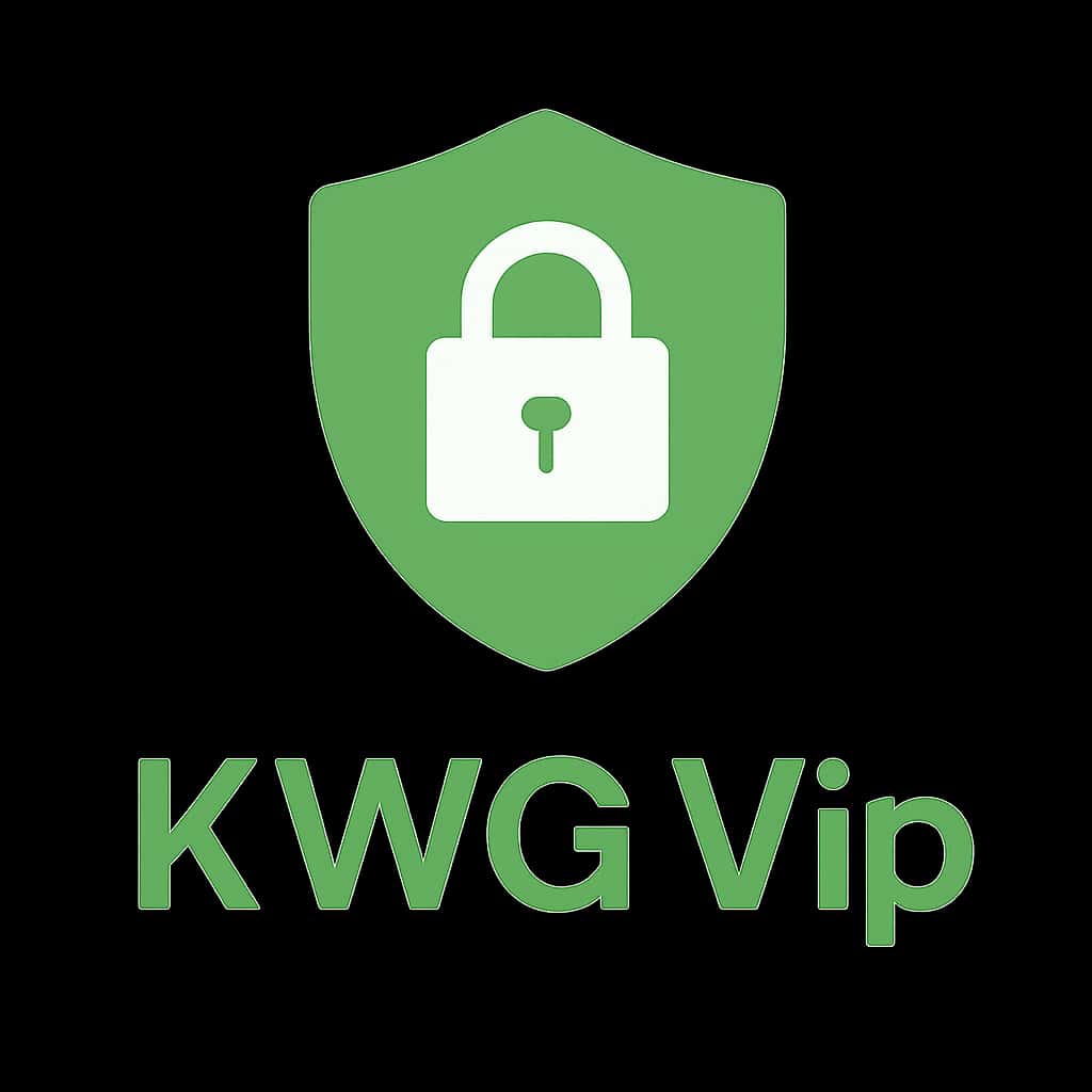 An icon representing KWG Vip account security, prominently displaying the text 'KWG Vip'.